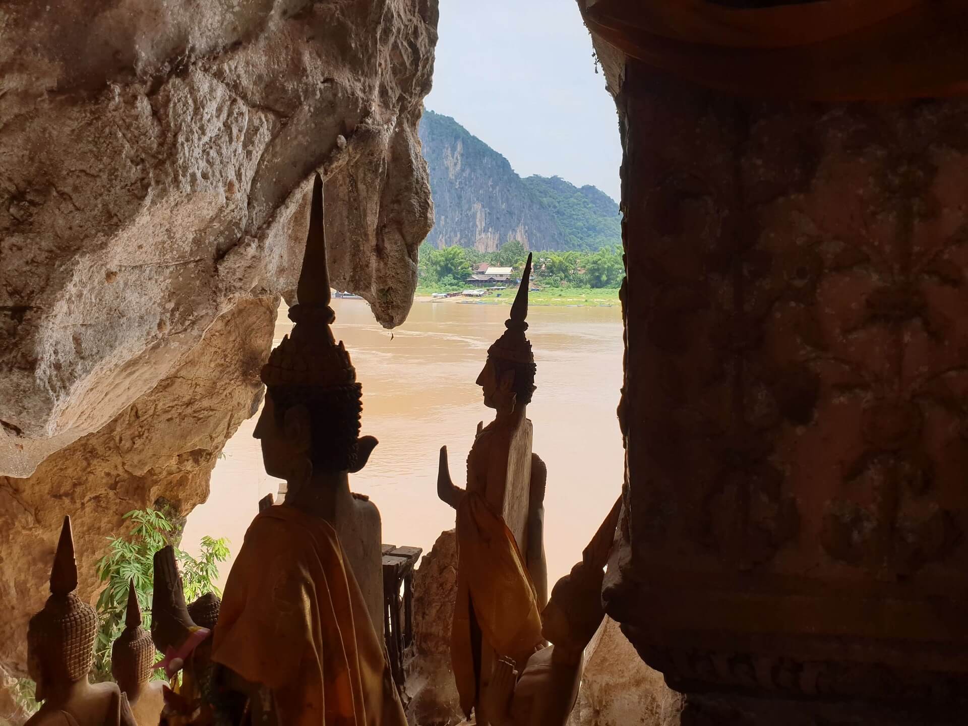 Pak Ou grotten Mekong Rivier Luang Prabang - rondreis Thailand & Laos - Puur Azië