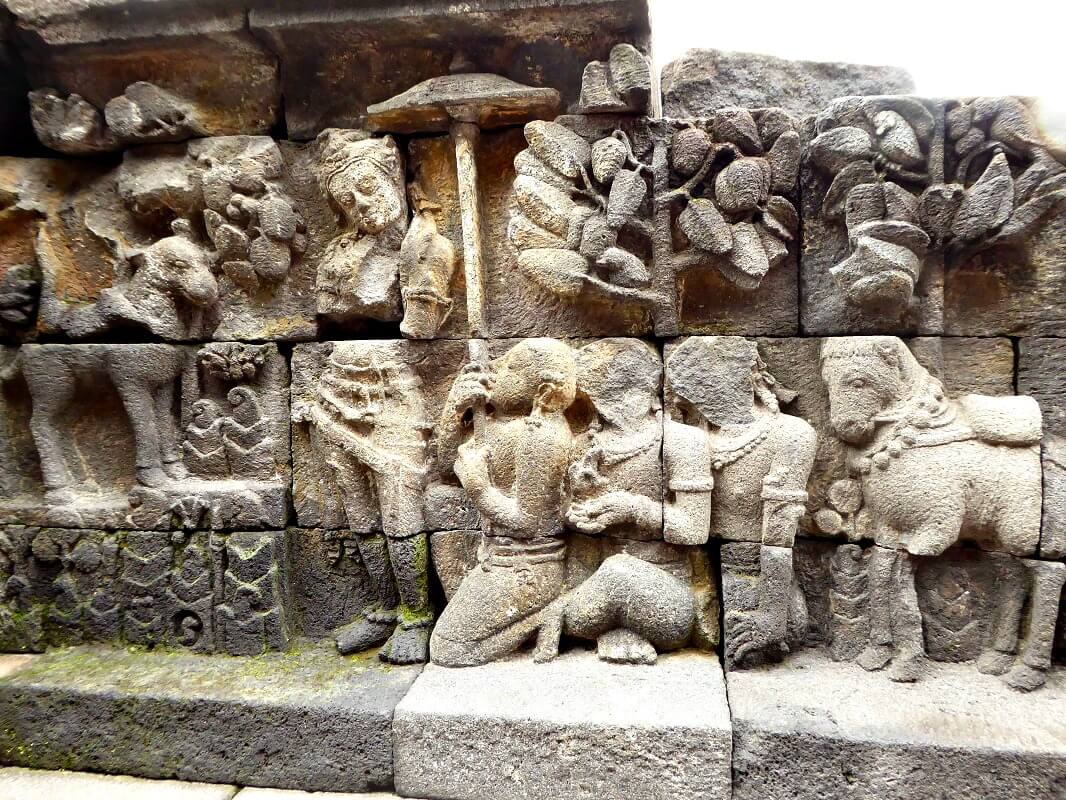 Reliëfs Borobudur - Java - individuele rondreis Indonesië - Puur Azië