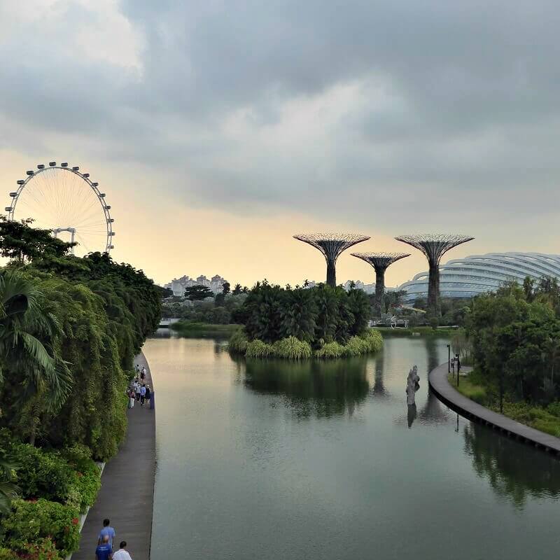 Uitzicht Singapore - Puur Azië