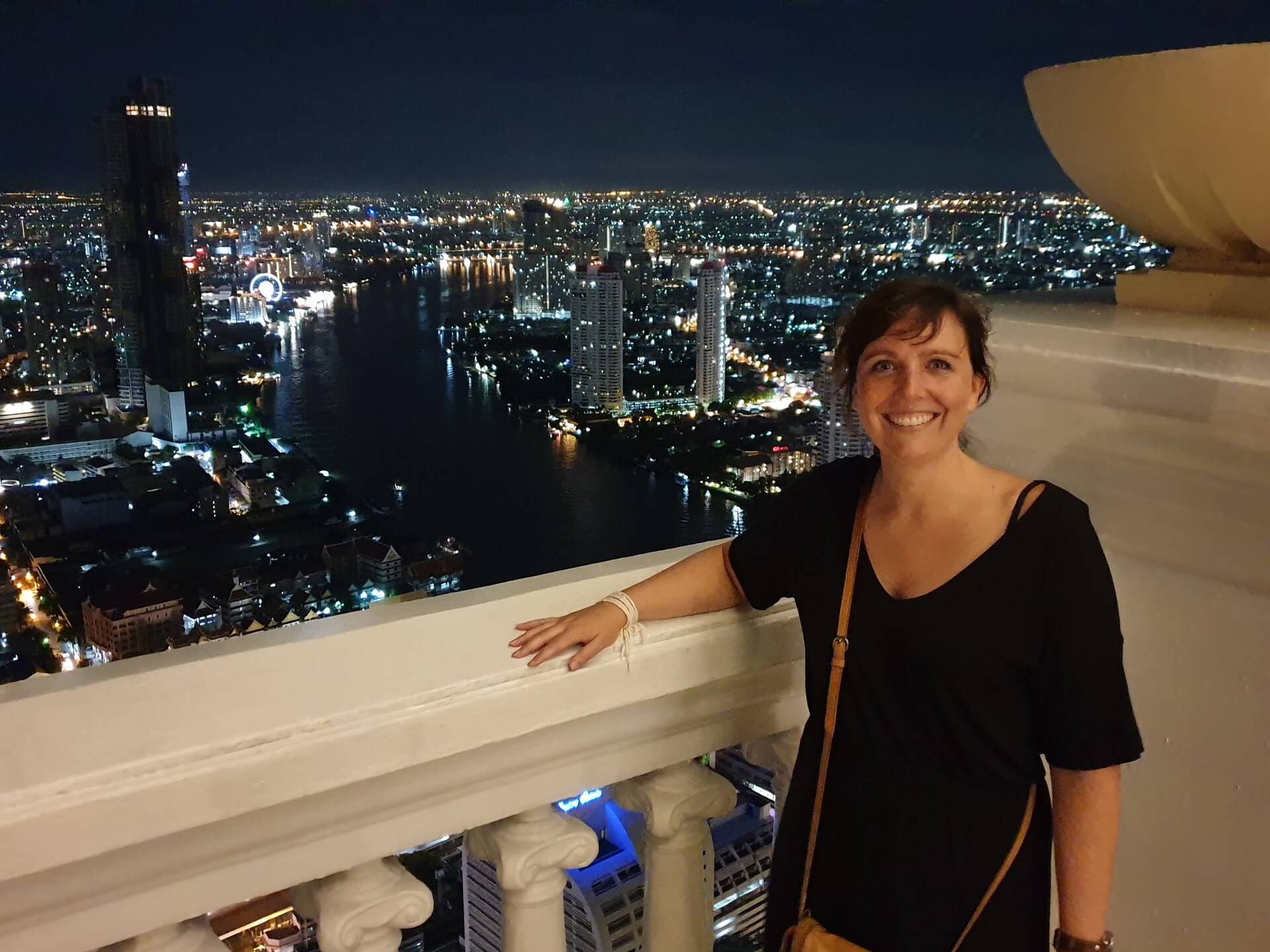 Uitzicht vanaf Sirocco skybar Bangkok - rondreis Thailand & Laos - Puur Azië