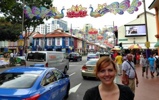 Rosalie in Singapore - rondreis Maleisië - Puur Azië